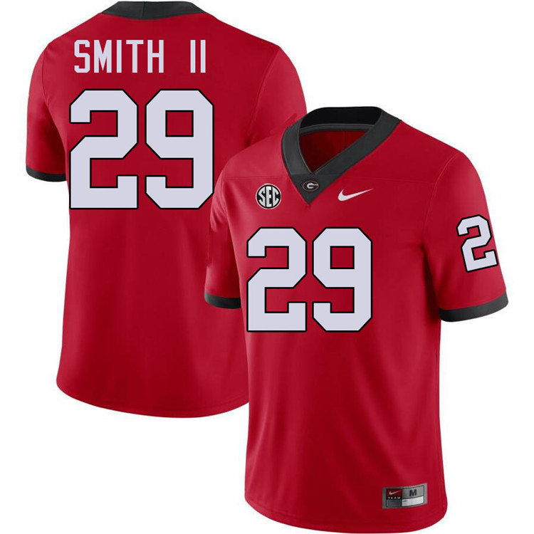 Chris Smith II Georgia Jersey,University Of Georgia Bulldogs Football Jersey,Uniforms,Gears-Red